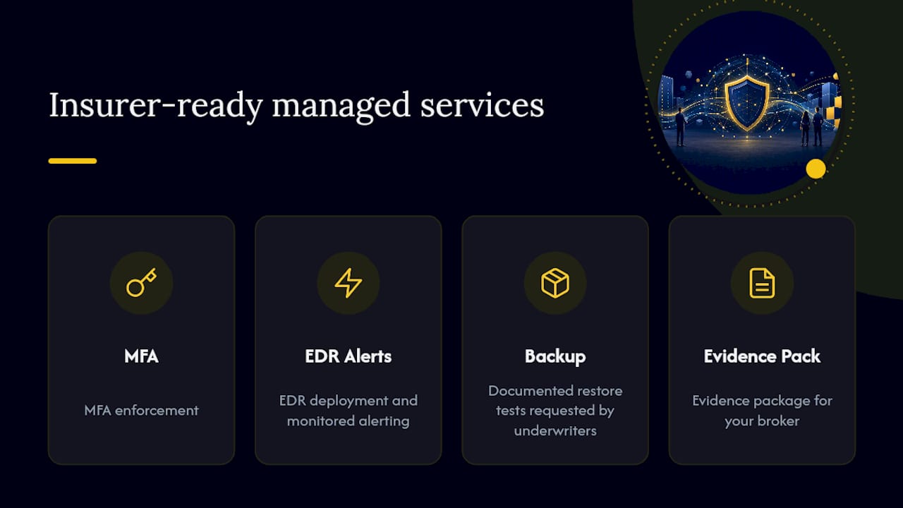 Get Insurer-Ready With Mavericks Office Solutions — overview diagram