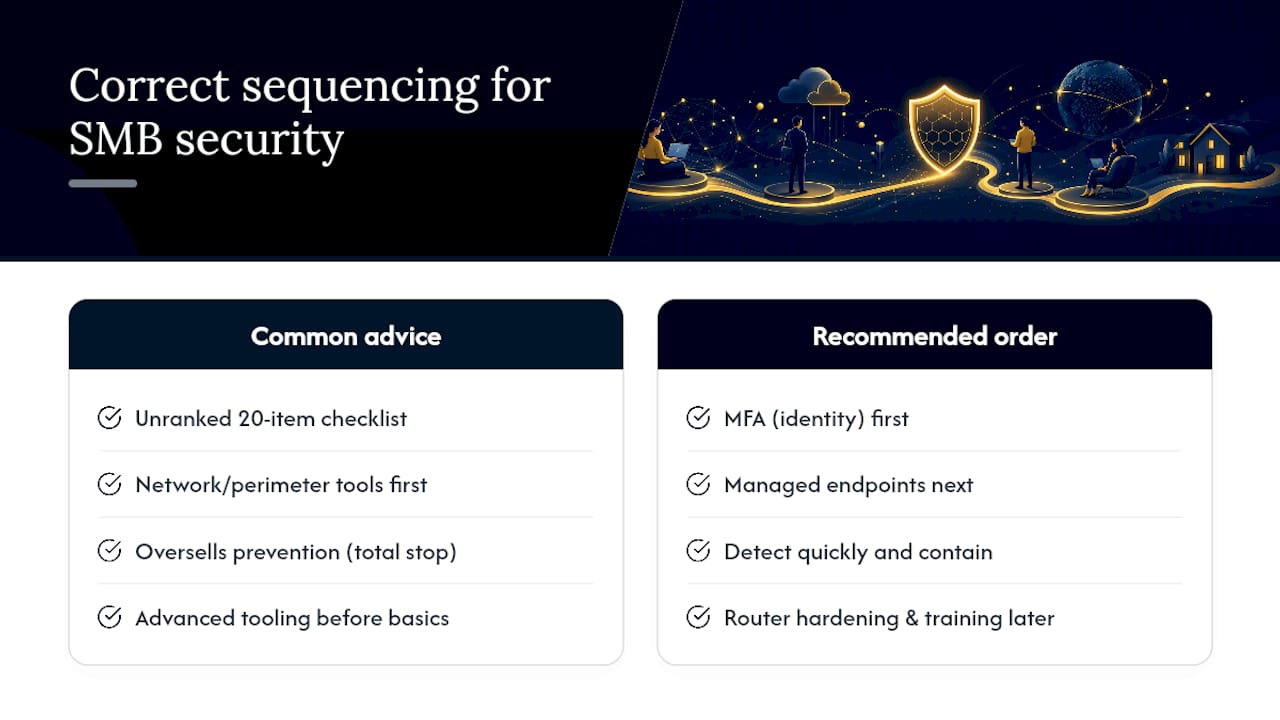Why Most Remote Security Advice Gets the Sequence Backward — overview diagram