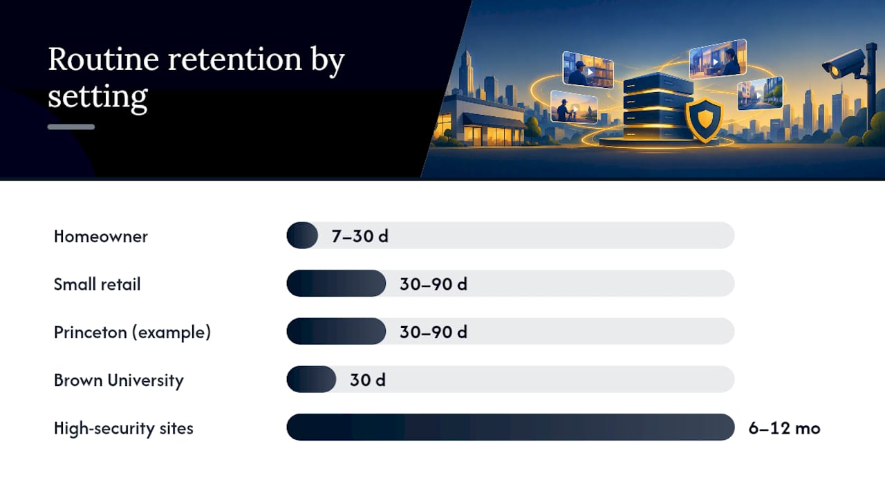 What Should a Video Retention Policy Actually Cover? — overview diagram