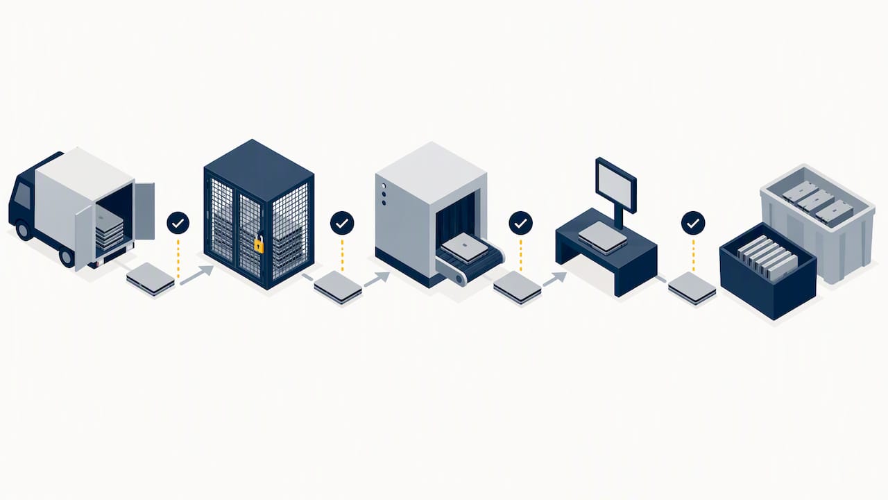 IT asset chain of custody stages